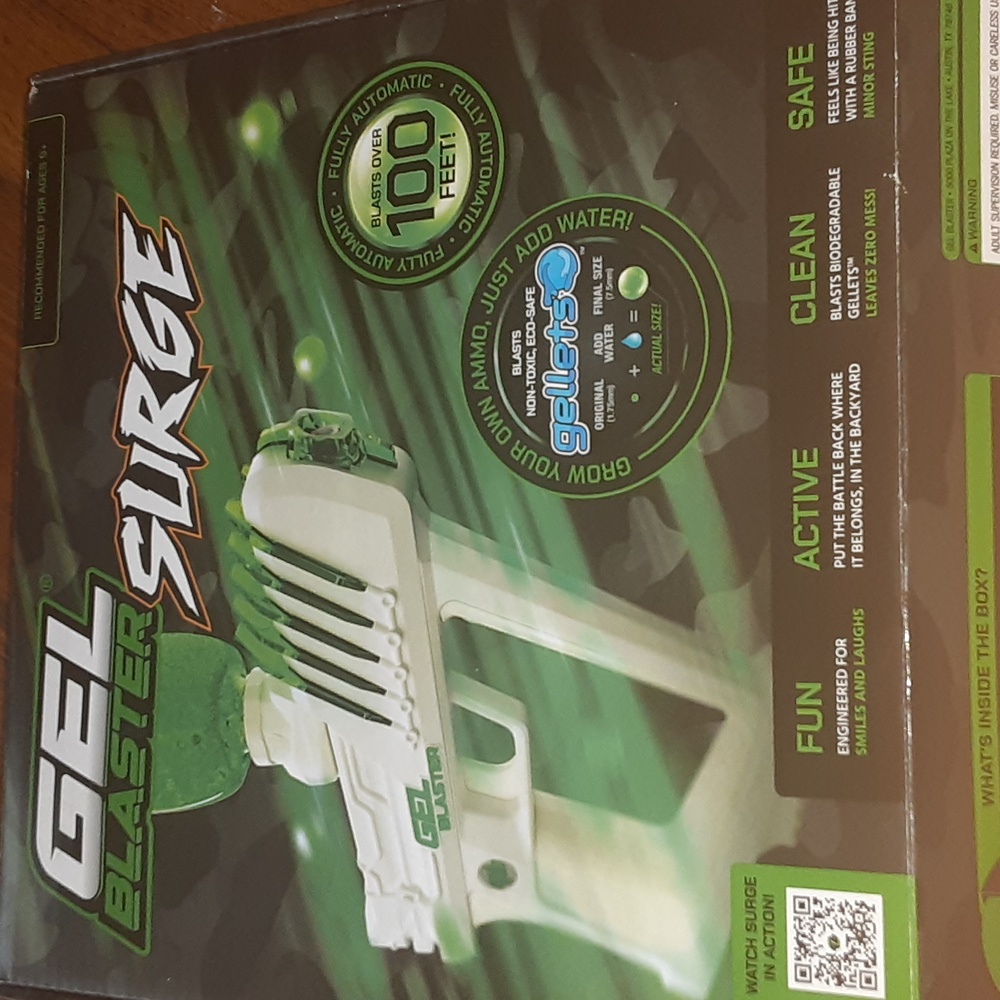 Gel fire blaster